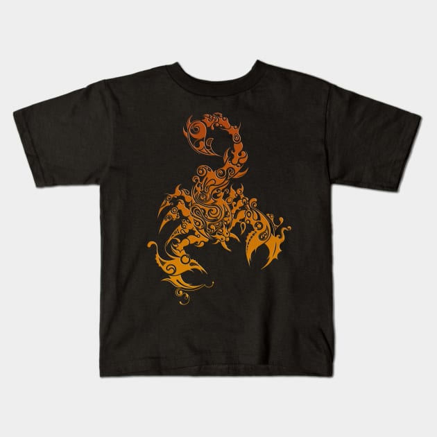 Scorpion Kids T-Shirt by the Mad Artist